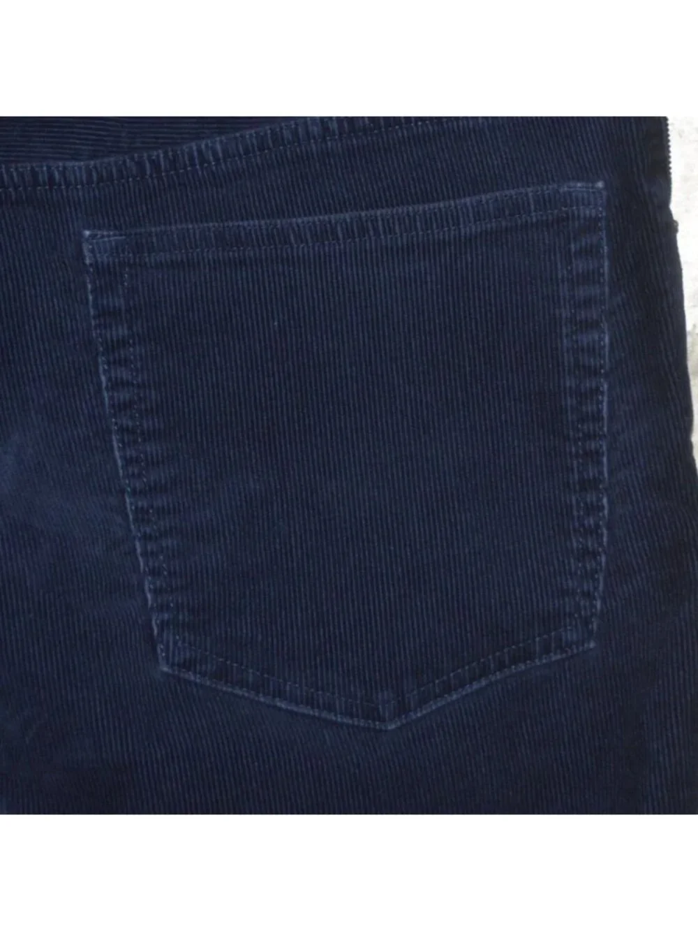 Polo Ralph Lauren Mens 34x30 Navy Blue Corduroy Pants Stretch Varick Slim